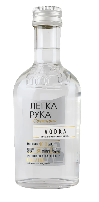 Горілка Легка Рука Святкова 40% 0.18 л